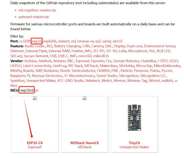 Esp32 c6 micropython rgb ping 