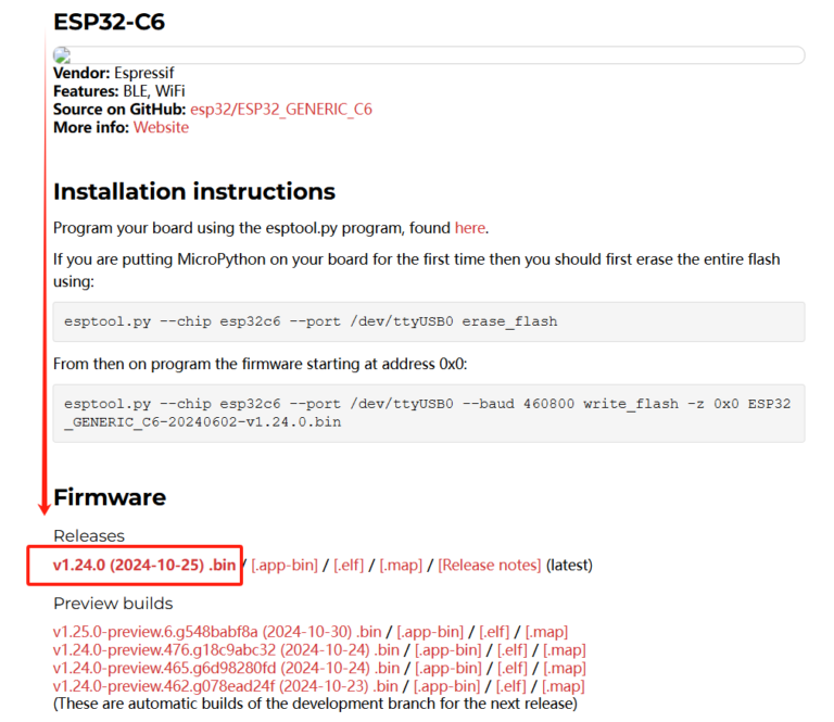 Esp32 c6 micropython rgb ping 